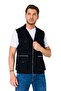 Multi-Pocket Denim Vest, Navy Blue -118E2145- Four Seasons-Outdoor - 4