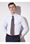 Slim Fit Italian Collar White Men's Shirt Bbsp23Msh050 - 3