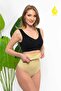 High Waist Silicone Striped Tummy Control Panties - Non-Slip Supportive Body Shaper - 4