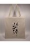 Cloth Bag Printed Butterfly on Flower - 7