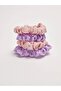 Women's Set of 4 Satin Wrist Elastic Clasps