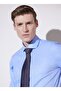 Slim Fit Italian Collar Blue Men's Shirt Bbsp23Msh050 - 4