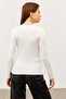 Women's White Crew Neck Body - 4