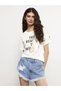 Lcw Standard Fit Metal Stone Embroidered Women's Jean Shorts - 2