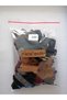100 Pieces Leather Knitting and Hobby Handmade Tag (Mixed Color - Rectangular Model)