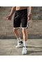 Bermuda Basketball Shorts Black with piping/stripes - 3