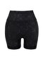 Siyah Seamless/Dikişsiz Yıkamalı Örme Spor Şort/Kısa Tayt THMSS23TY00034 - 8