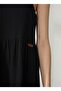 Classic Collar Soft Textured Black Standard Women's Dress 232 Lcf 244003 Cerys Black - 5