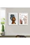 إطار أبيض مكون من قطعتين مقاس 20 × 30 سم (مطبوع بالصور) - 2