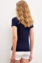 Navy Blue Women's T-Shirt - 3