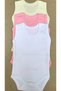 Baby Girl White 3-Piece Bodysuit with Snap Fastener Strap - 4