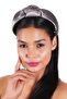 Hahai Women's Wide Band Knotted Satin Crown - 2