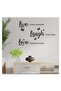 ملصق حائط مزخرف من Live Laugh Love - 2