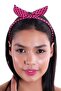 Hahai Women's Thin Band Polka Dot Bow Crown - 3