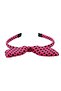 Hahai Women's Thin Band Polka Dot Bow Crown - 5