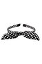 Hahai Women's Thin Band Polka Dot Bow Crown - 4