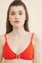 Women's Orange Buckle Strapless Bikini Set - 3