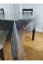 Tablecloth Transparent Glitter PVC 0.22 mm Thick Gold Color 140x180 cm - 2