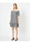 Women's Black and White Dress 9YAK88015PW - 3