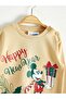 Mickey Mouse Baby Boy Beige G3X Top-Bottom Set - 3