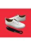 Women's White Faux Leather Classic Shoes - 2