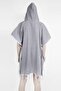 Loincloth Dress Hooded pinstripe Black - 3
