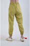 Pistachio Green Elastic Waist and Leg Trousers - 4