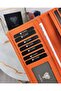 Genuine Leather Women's Orange Wallet with Phone Compartment 2049 - 5