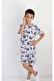 Boy's Dinosaur Pattern Capri Basic Suit