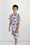 Boy's Dinosaur Pattern Capri Basic Suit - 2