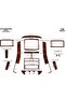 Meriç ®   Volkswagen Polo Front Glove Box Trim Gloss Black 14 Piece 2001-2005 - 2