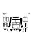 Meric® Volkswagen Polo Front Torpedo Covering Glossy Black 15 Pieces 2005-2009