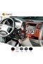 ميريتش ®   Vw Transporter T5 غطاء القفازات الأمامية الماهوجني 29 قطعة 2003-2009 - 2