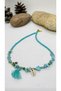 Handmade Ethnic Natural Stone (Turquoise) Women's Necklace - 2