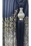 Navy Blue Braçol Cornice Attachment Ceiling Side Tie Curtain Collection Accessory Tieback - 3