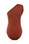 Tarçın Asimetrik Yakalı Alttan Çıtçıtlı Esnek Örme Body TWOSS22BD00014 - 6