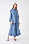 Modal Trouser Skirt Indigo - 3