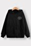 Unisex Black Happy Sad Cardigan - 4