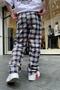 نمط Sweatpants النسيج رقيقة الأزرق - 4