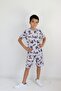 Boy's Dinosaur Pattern Capri Basic Suit - 6