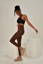 Coffee Seamless Seamless Tightening Open Leggings Slimming and Firming High Waist - 5