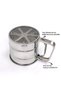 Stainless Steel Sleeve Flour Sieve 250gr Capacity - 4