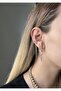 لون ذهبي حرف U Earcuff (قطعة)