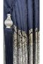 Navy Blue Braçol Cornice Attachment Ceiling Side Tie Curtain Collection Accessory Tieback - 2