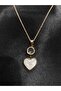 Women's Rose White Heart Bijouterie Necklace - 3
