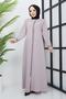 Women's Plus Size Front and Ankle Stone Embroidered Honeycomb Fabric Top Coat Summer 1323