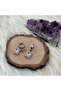 Women's Steel Square Zircon Stone Earrings - 3