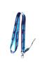 Claret Red Blue Card Strap Rope, Collar Strap Rope, Neck Strap and Phone Strap Apparatus, Blue Horizontal Card Holder - 3
