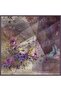 Women's Purple Silk Scarf 7915d - 5