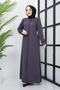 Women's Plus Size Front and Ankle Stone Embroidered Honeycomb Fabric Top Coat Summer 1323